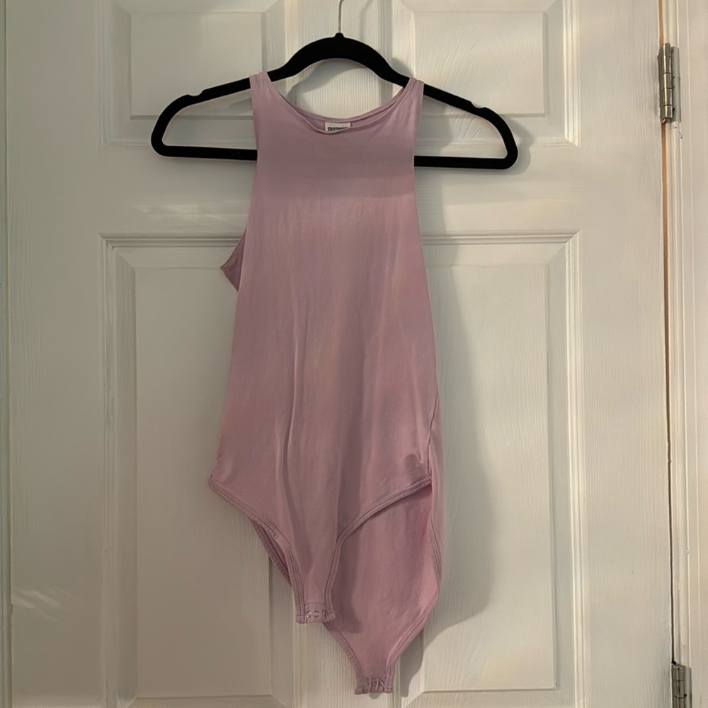 VS Pink high neck bodysuit lilac